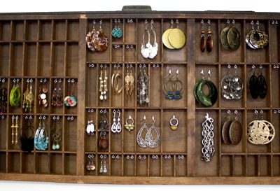 Repurposed Vintage Printer’s Drawer