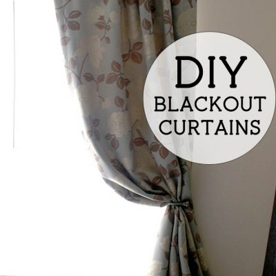 DIY Lined Drapery Panels