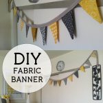 diy fabric bunting banner