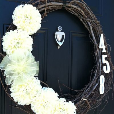 DIY Address Wreath