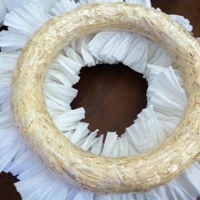 DIY Coffee Filter Wreath
