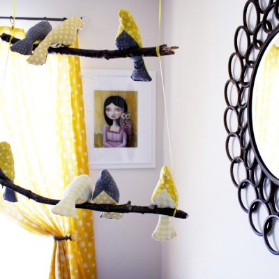 Evie’s Yellow and Grey Birdie Nursery