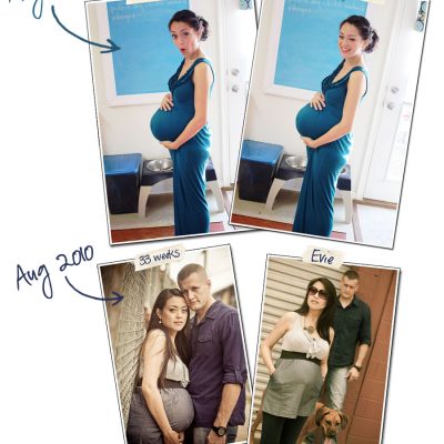 Preggo Jen: A 33/34 Week Comparison