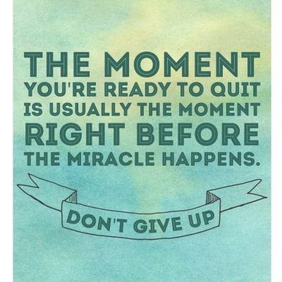 Don’t Give Up {Free Printable}