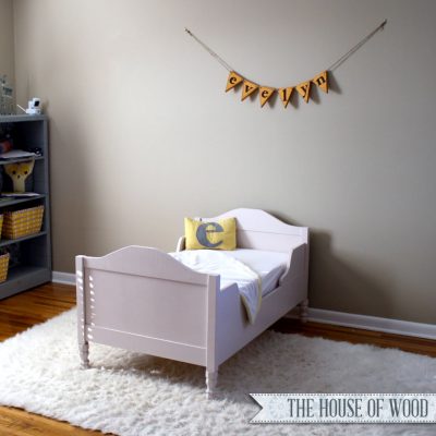 Restoration Hardware-Inspired Toddler Bed