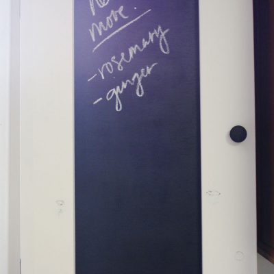 Chalkboard Spice Cabinet