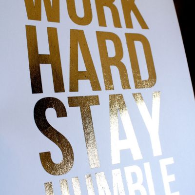 DIY Gold Foil Prints
