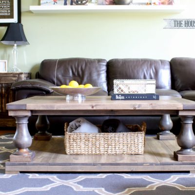 Square Balustrade Coffee Table