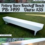 How to build a DIY Pottery Barn-Inspired Bench