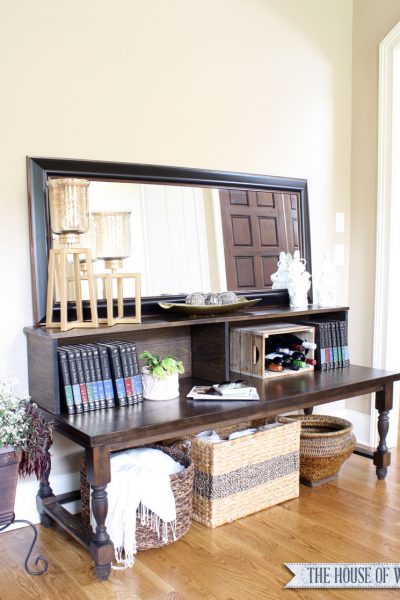DIY Foyer Console