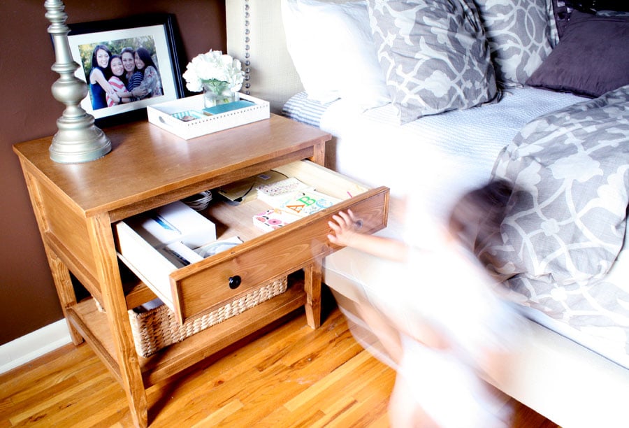 DIY nightstand bedside tables