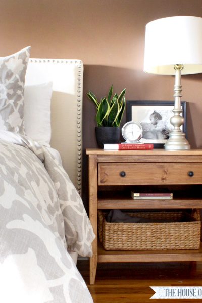 DIY Nightstand Bedside Table