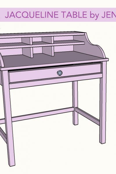 DIY pottery barn jacqueline table