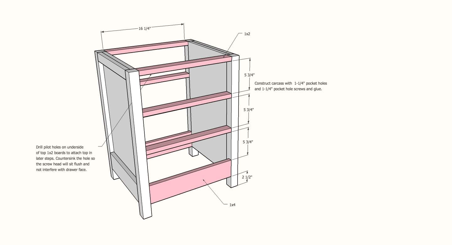 DIY evelyn regency nightstand