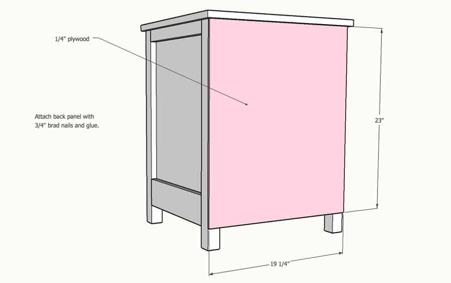 DIY evelyn regency nightstand