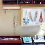 DIY jewelry organizer