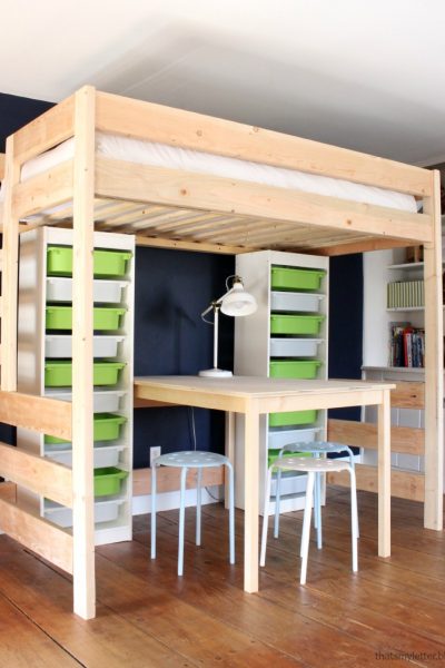 How to build a DIY loft bed