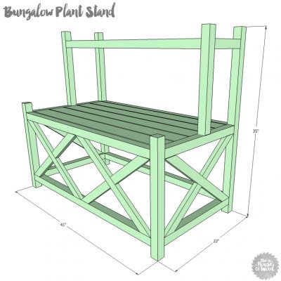 Bungalow Plant Stand