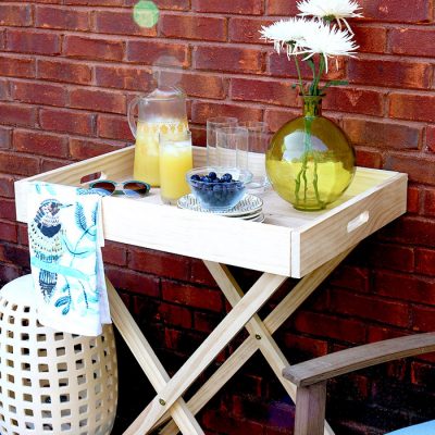 West Elm-Inspired Butler Stand
