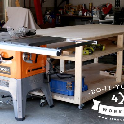 4×8 Workbench and Outfeed Table