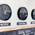 How to create DIY Time Zone Clocks | The House of Wood