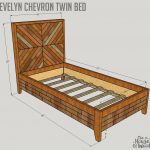 How to build a DIY West Elm-inspired Alexa Reclaimed Wood Bed - TWIN SIZE. Free plans and tutorial!
