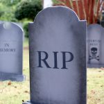 How to build DIY free-standing tombstones for Halloween.
