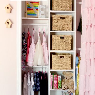 Little Girl’s Custom Closet Makeover
