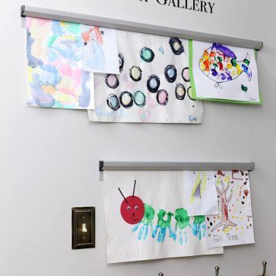 How To Display Kids’ Artwork