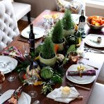 How to set the table for Thanksgiving dinner via Jen Woodhouse