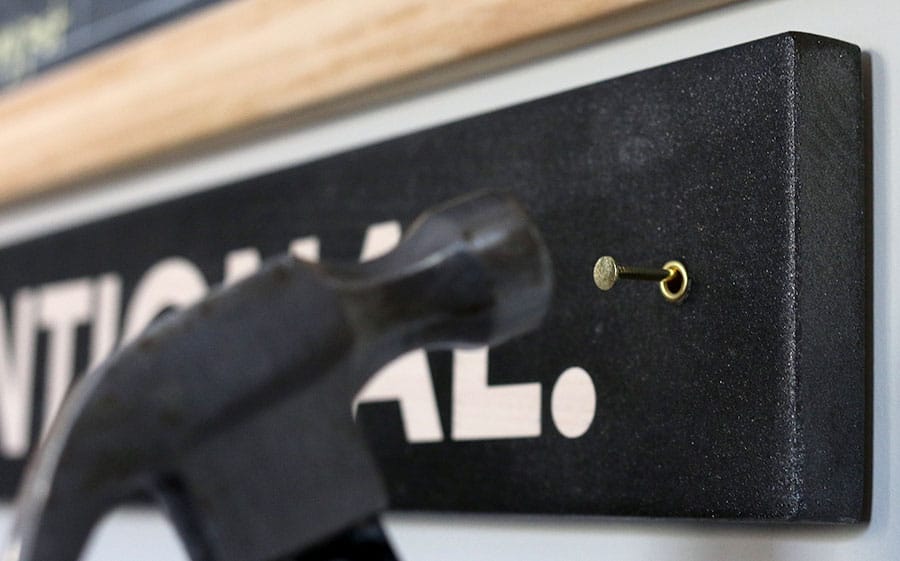 How to make a DIY wood sign - Be Present. Be Intentional.