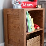 How to build a DIY rustic nightstand. Free building plans by Jen Woodhouse