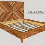How to build a DIY West Elm-inspired Alexa Bed - King Size building plans by Jen Woodhouse