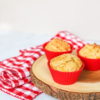 Apple and Cheddar Pupcakes (Dog Cupcakes)