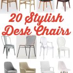 20 Stylish and Chic Office Desk Chairs via Jen Woodhouse