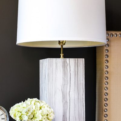 DIY Marble Table Lamp