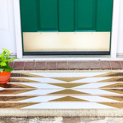 Tribal Wooden Doormat