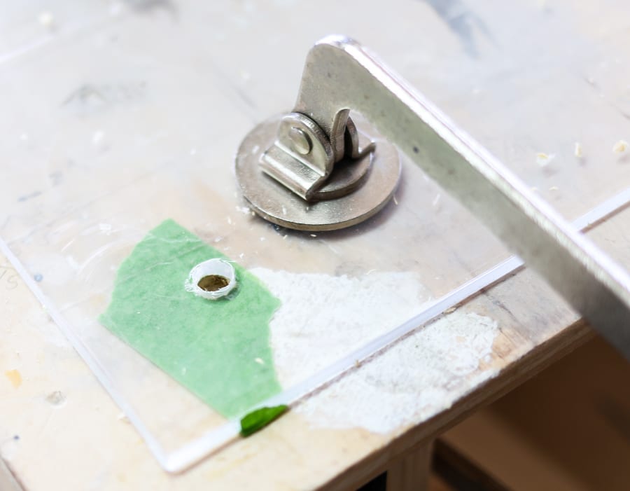 How to drill into acrylic