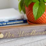 How to make a DIY desk name plate