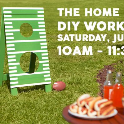 The Home Depot’s DIY Workshops Football Toss