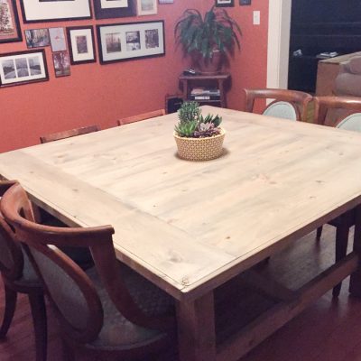 Amy’s Square Farmhouse Table