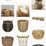 Baskets are perfect for storing toys, books, blankets and more. They're so versatile and stylish - here's a round up of my favorite ones.