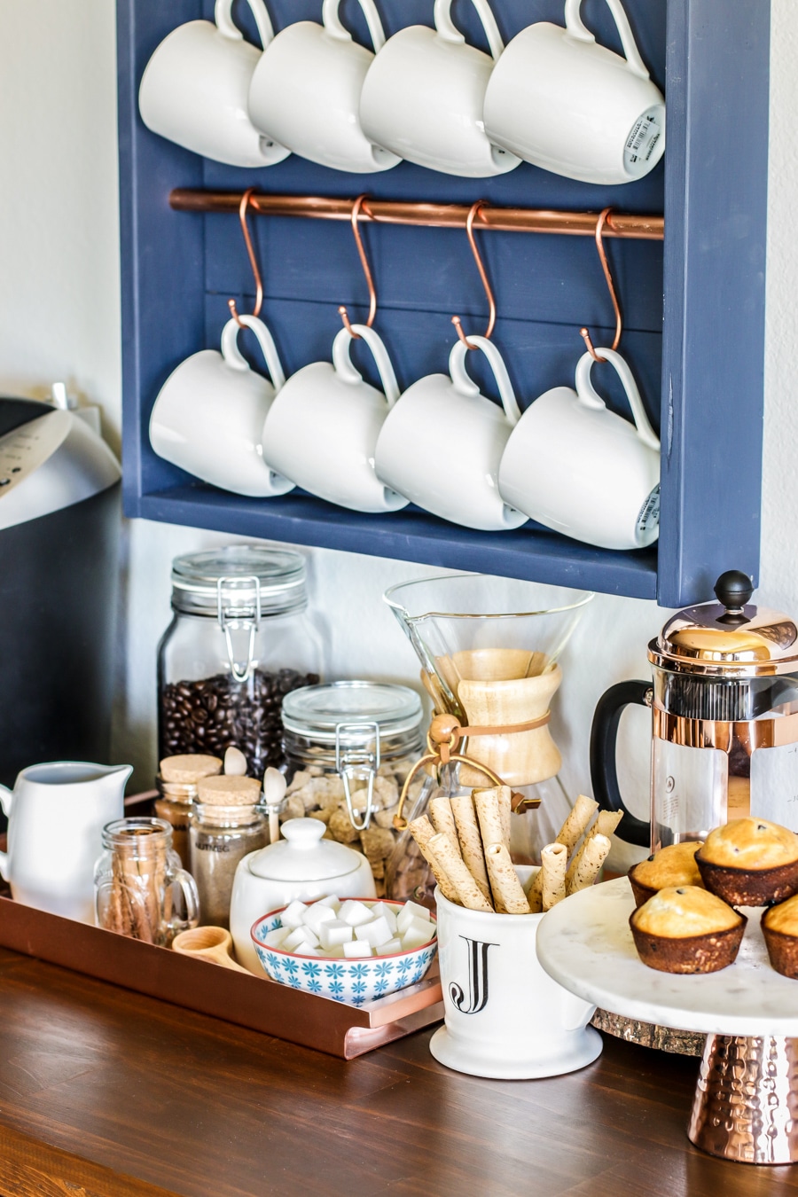 How to make a DIY coffee bar station