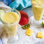 Fresh mango smoothie - so easy to make and healthy too!