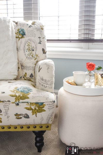 Make your own ottoman, DIY ottoman, DIY footstool, round foot stool, round ottoman, upholstered ottoman, upholstered footstool