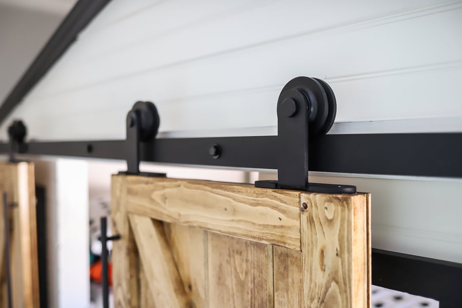 How to hang sliding barn doors for a loft bed