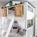 How to build a DIY sliding barn door loft bed