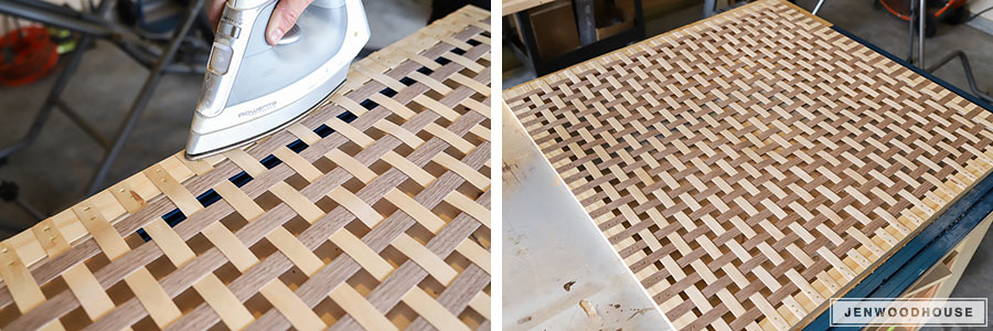 How to make wooden wall art using edge band veneer