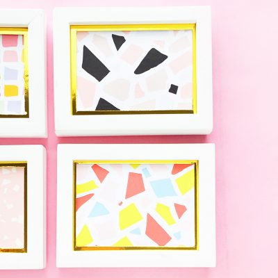 DIY Terrazzo Wall Art