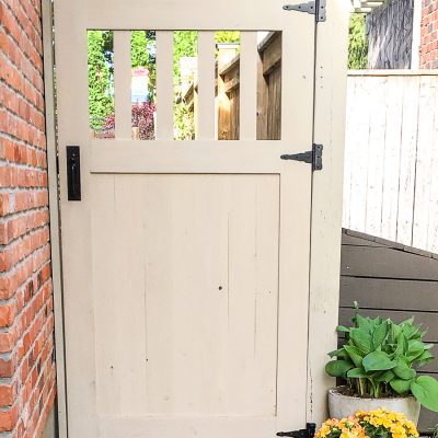 DIY Garden Gate